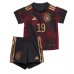 Echipament fotbal Germania Leroy Sane #19 Tricou Deplasare Mondial 2022 pentru copii maneca scurta (+ Pantaloni scurti)